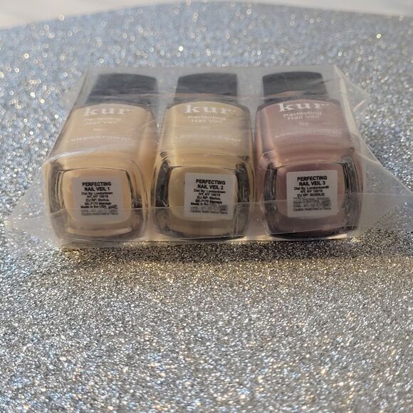 Londontown Kur Set of 3 Perfecting Nail Veil Trio Neutrals 1-2-3 New Sealed - Picture 6 of 13